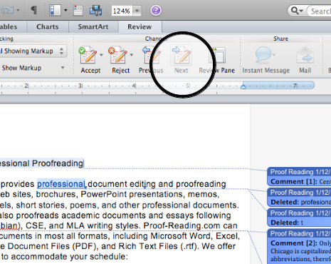 word for mac 2011 include document within another